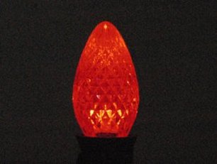 C7 SMD Faceted Style Red