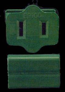 Female Zip Plug Green