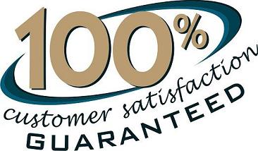 100% satisfaction guarantee