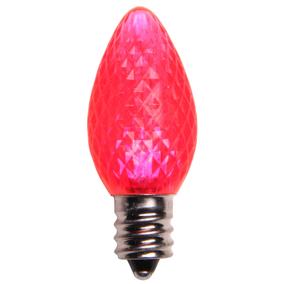 C7 SMD Faceted Style Pink