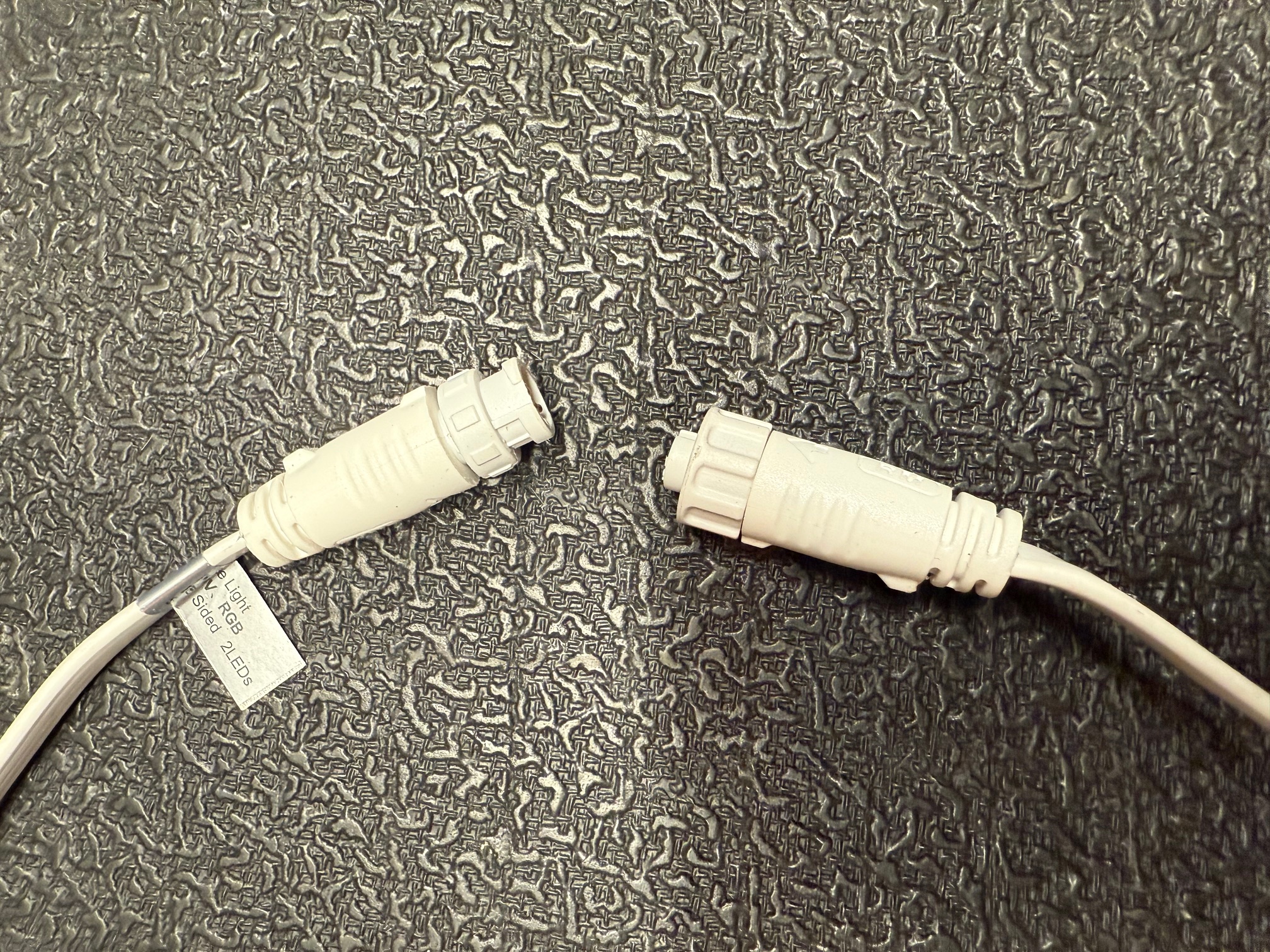 10 foot spacer - 4 wire - White